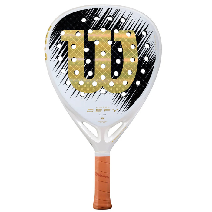 Wilson Defy LS V1 SE Padel Racquet - White/Gold
