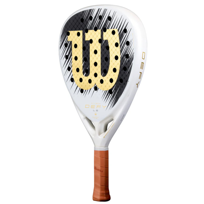 Wilson Defy LS V1 SE Padel Racquet - White/Gold