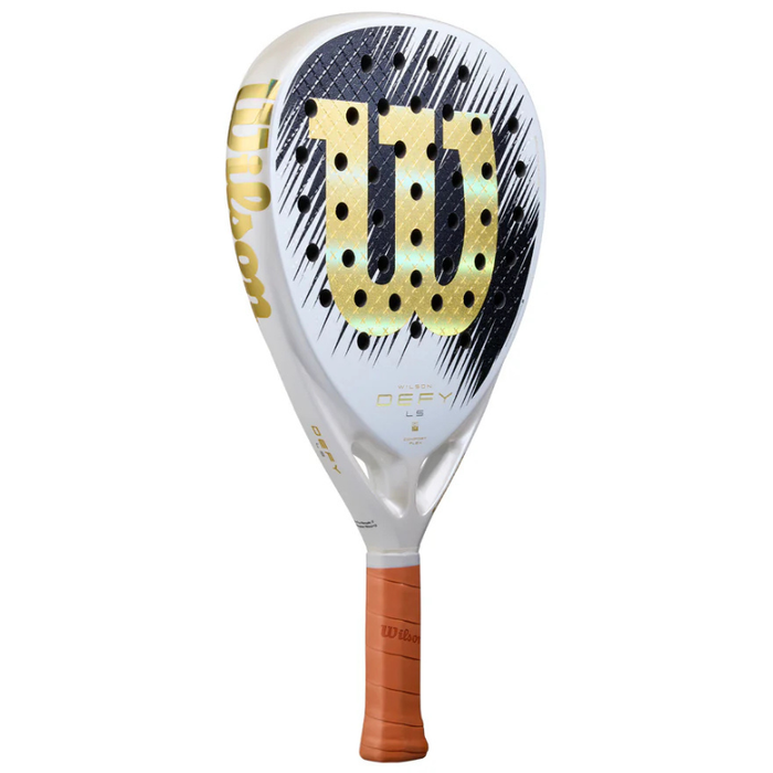 Wilson Defy LS V1 SE Padel Racquet - White/Gold