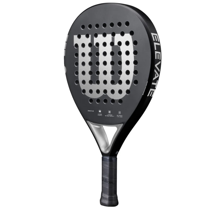 Wilson Elevate Padel Racquet - Black/Silver