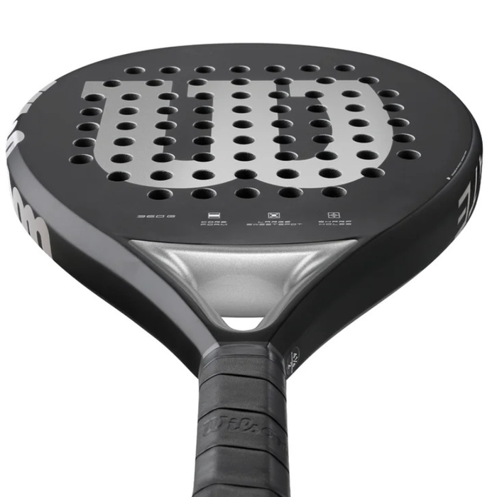 Wilson Elevate Padel Racquet - Black/Silver
