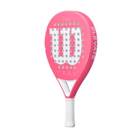 Wilson Elevate Padel Racquet - Coral/White