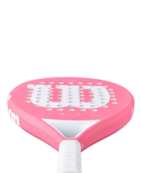 Wilson Elevate Padel Racquet - Coral/White