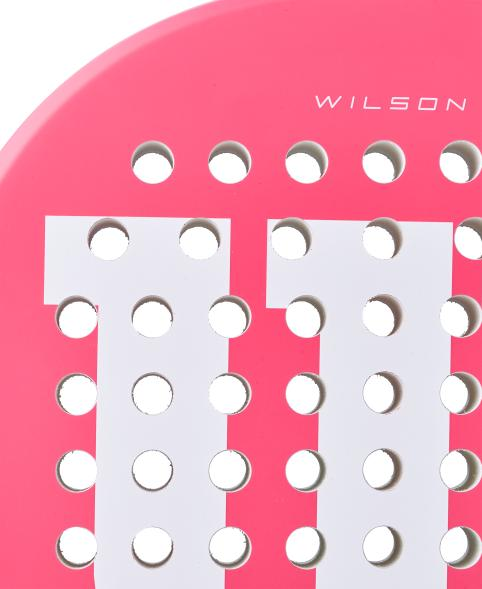 Wilson Elevate Padel Racquet - Coral/White