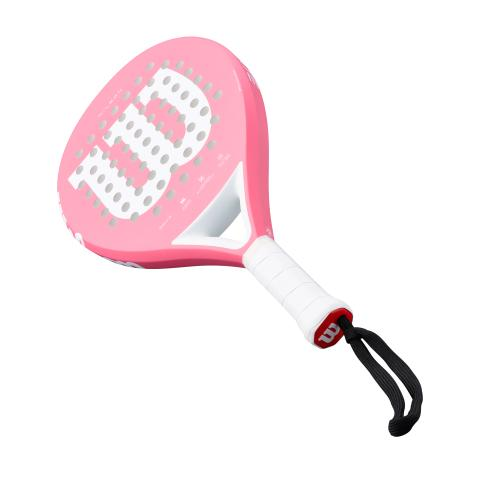 Wilson Elevate Padel Racquet - Coral/White
