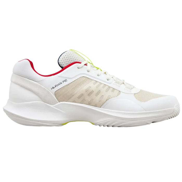 Wilson Hurakn Pro V2 Mens Padel Shoes - Snow White/Safety Yellow