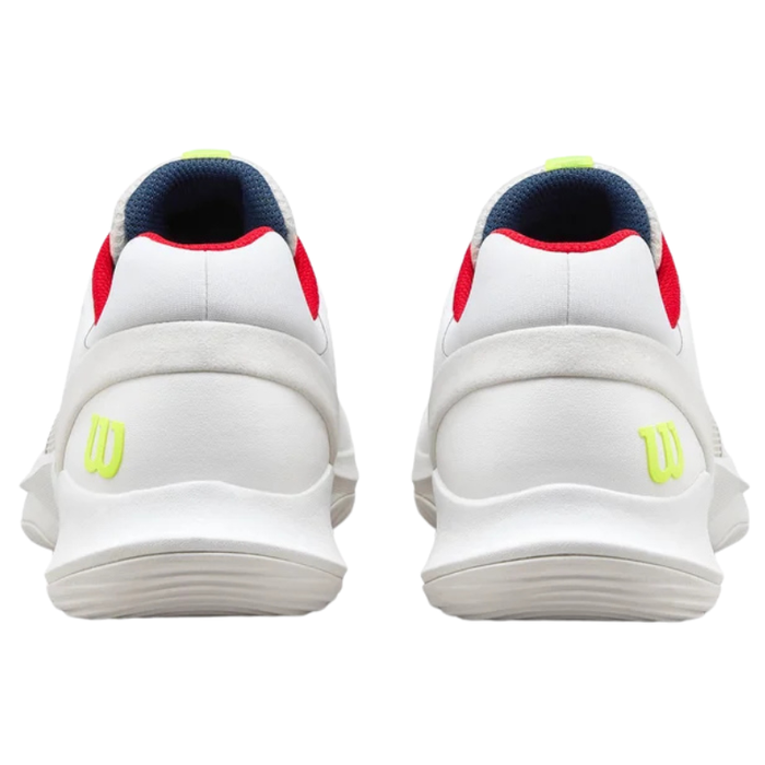 Wilson Hurakn Pro V2 Mens Padel Shoes - Snow White/Safety Yellow