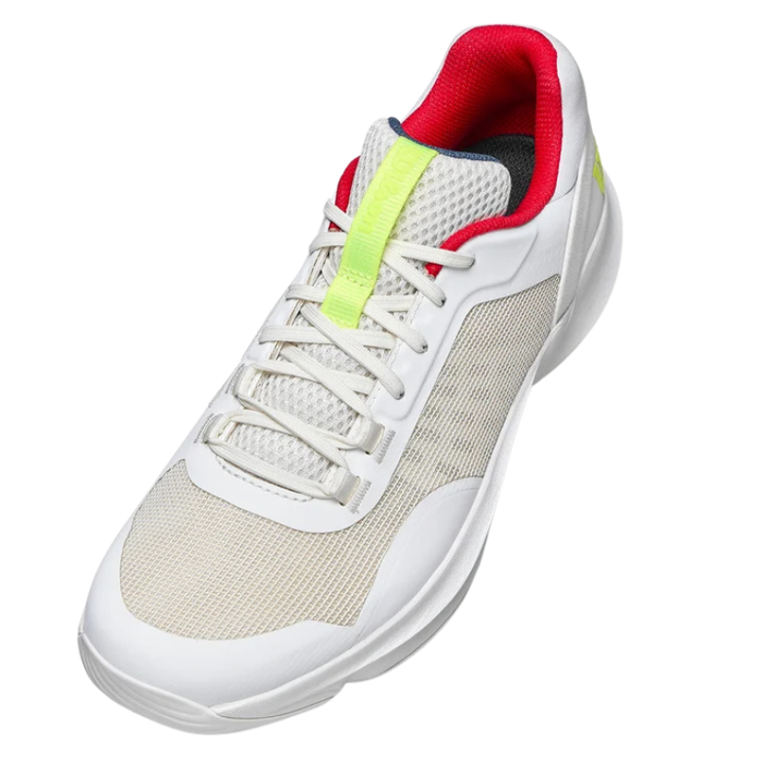 Wilson Hurakn Pro V2 Mens Padel Shoes - Snow White/Safety Yellow