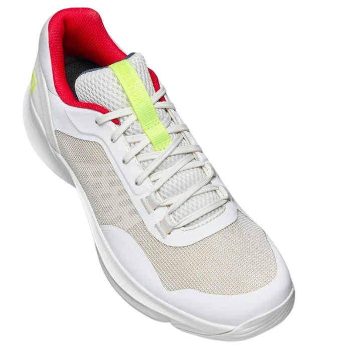 Wilson Hurakn Pro V2 Mens Padel Shoes - Snow White/Safety Yellow
