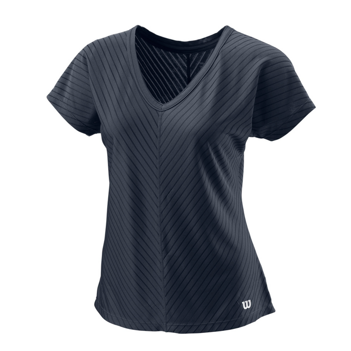 Wilson II Training Women Tennis V-Neck - India Ink