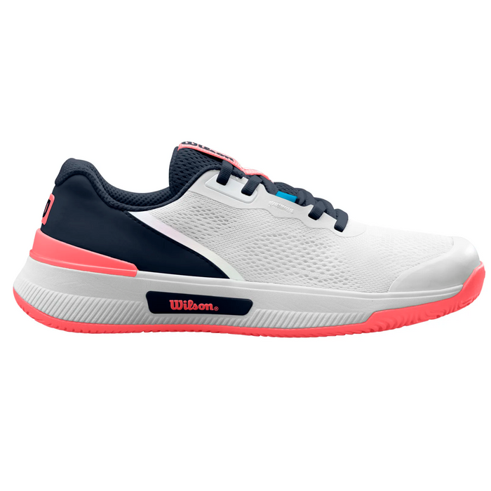 Wilson Intrigue Pro Womens Tennis Shoes - White/Navy/Blaze