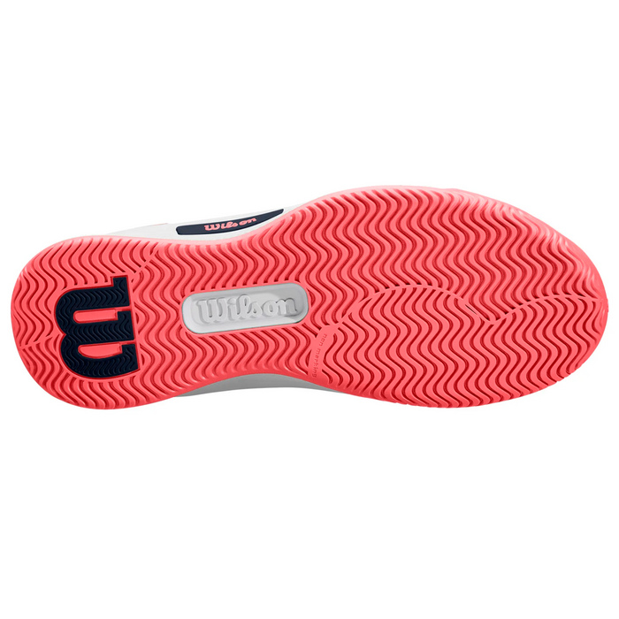 Wilson Intrigue Pro Womens Tennis Shoes - White/Navy/Blaze