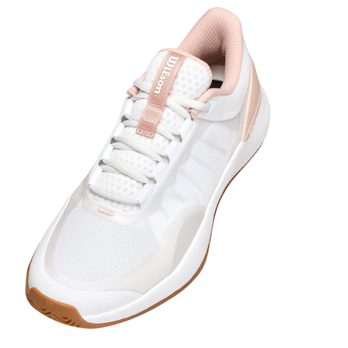 Wilson INTRIGUE TOUR Womens Tennis Shoes - White/Cameo Rose/Gum