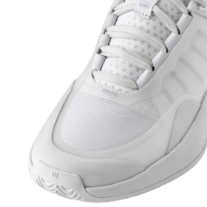Wilson Intrigue Tour Womens Tennis Shoes - White/White/Silver