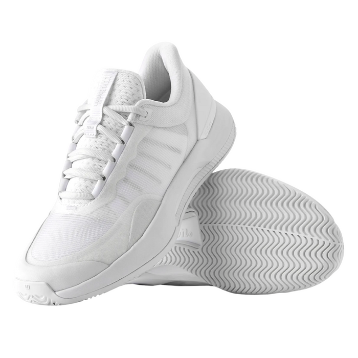 Wilson Intrigue Tour Womens Tennis Shoes - White/White/Silver