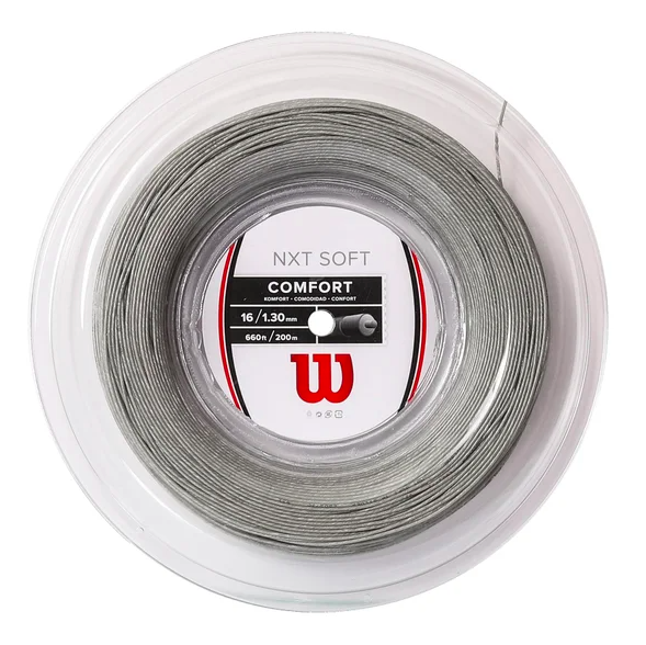 Wilson NXT Soft 1.30/16 200m String Reel - Silver
