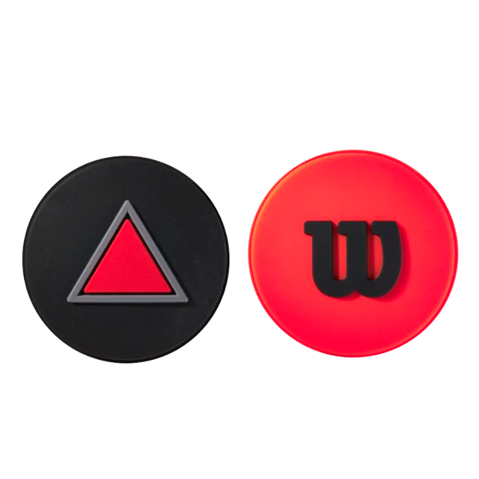 Wilson PRO FEEL CLASH Dampener 2 Pack - Black/Red