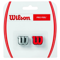 Wilson Pro Feel Dampener 2 Pack - Red/Silver
