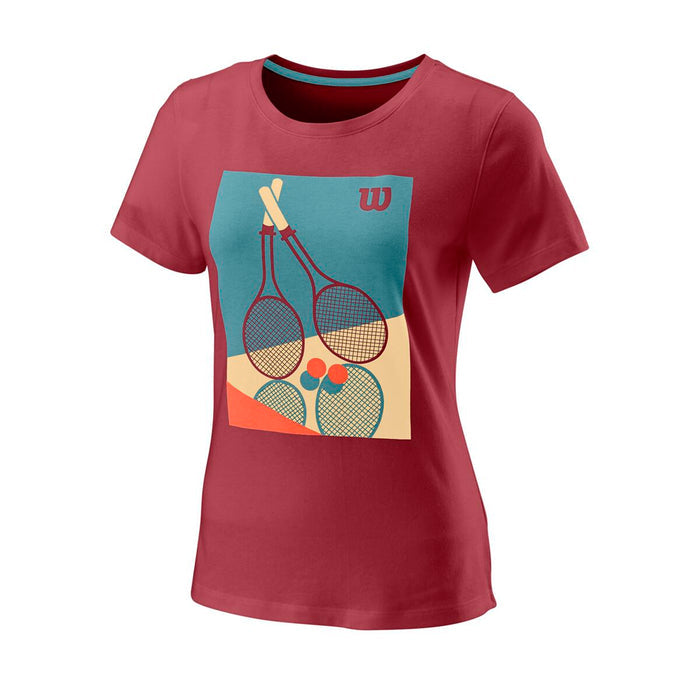 Wilson Racquet Duo Tech Women Tennis Tee