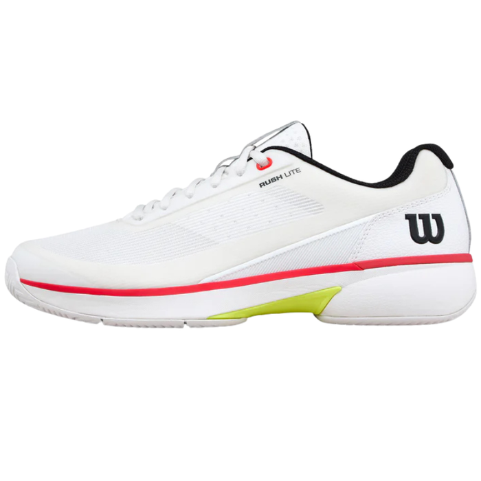 Wilson RUSH LITE 5 Mens Tennis Shoes - White/Black/Infrared