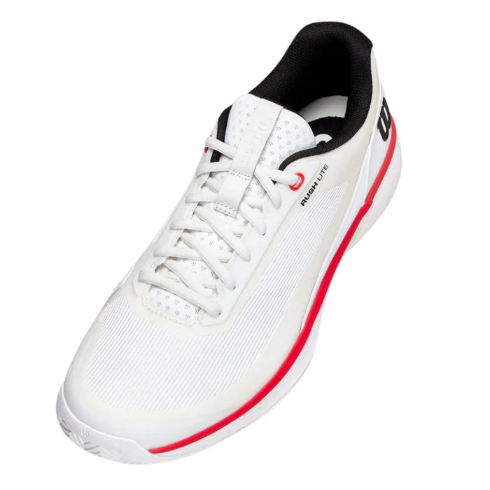 Wilson RUSH LITE 5 Mens Tennis Shoes - White/Black/Infrared