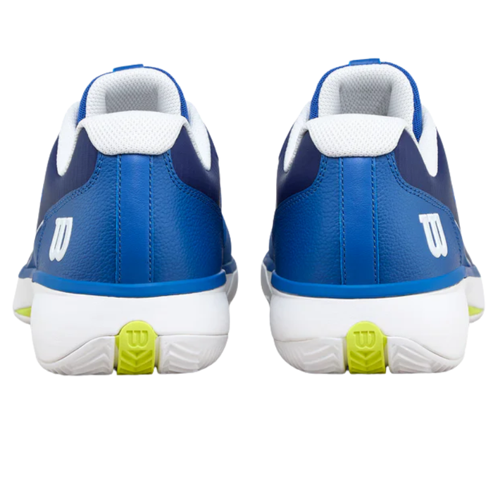 Wilson Rush Lite 5.0 Clay Mens Tennis Shoe - Deja Vu Blue/White/Safety Yellow