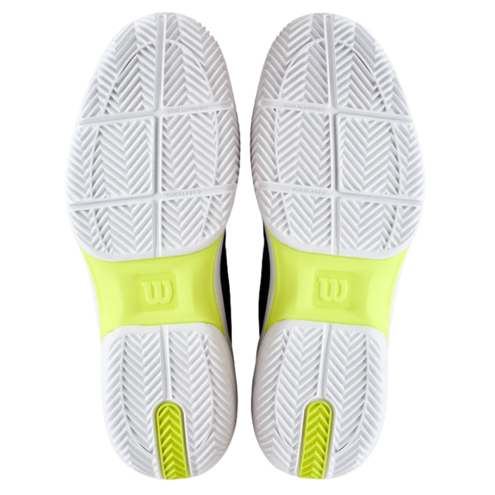 Wilson Rush Lite 5.0 Clay Mens Tennis Shoe - Deja Vu Blue/White/Safety Yellow