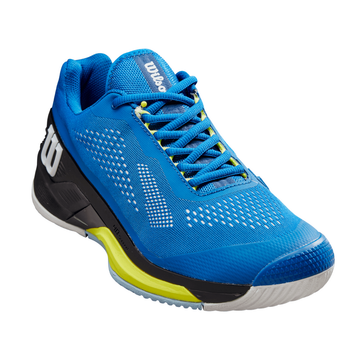 Wilson Rush Pro 4.0 Mens Tennis Shoes -  Lapis Blue/Black/Safety Yellow