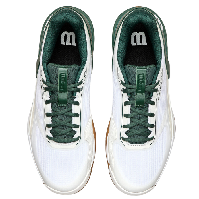 Wilson RUSH PRO 5 Mens Tennis Shoes - White/Sycamore/Gum1a