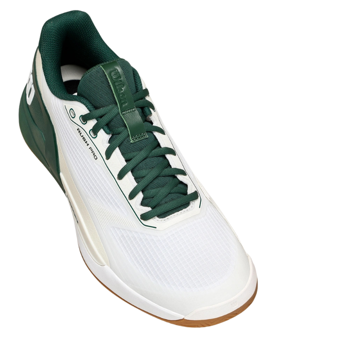 Wilson RUSH PRO 5 Mens Tennis Shoes - White/Sycamore/Gum1a
