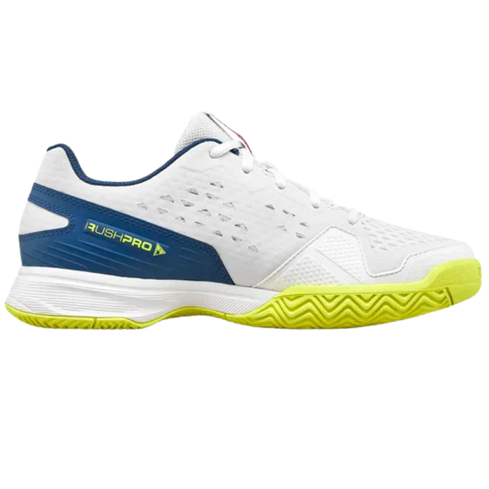 Wilson RUSH PRO L Junior Tennis Shoes - Snow White/Ensign Blue