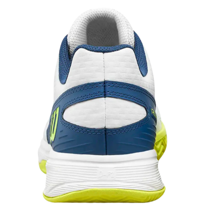 Wilson RUSH PRO L Junior Tennis Shoes - Snow White/Ensign Blue
