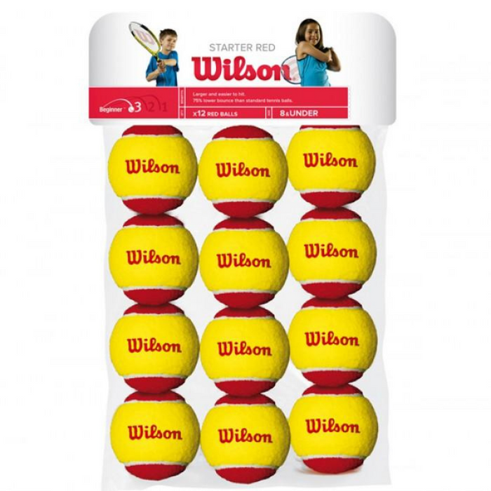Wilson Starter Tennis Balls - Red 12 Pack