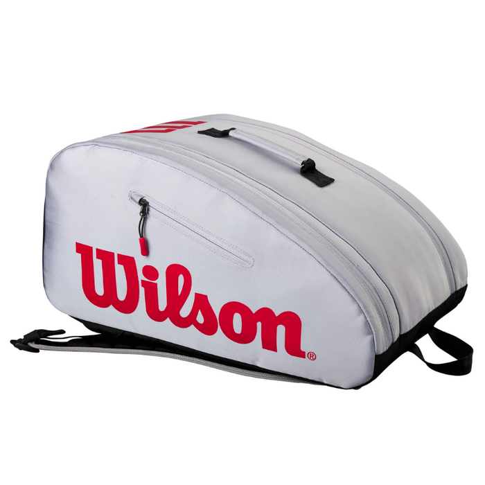 Wilson Super Tour Pickleball Bag - GrayBlack/Red