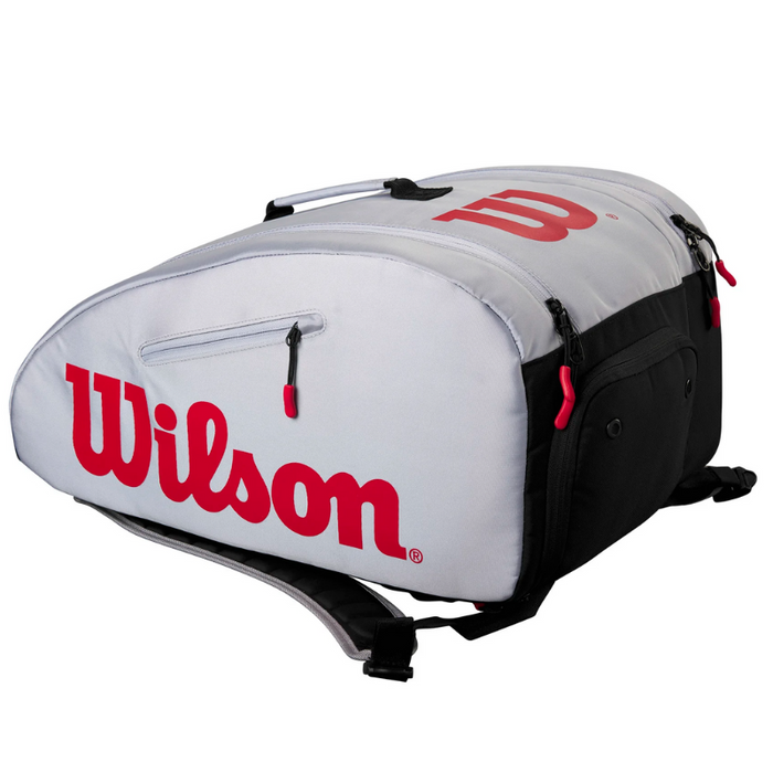 Wilson Super Tour Pickleball Bag - GrayBlack/Red