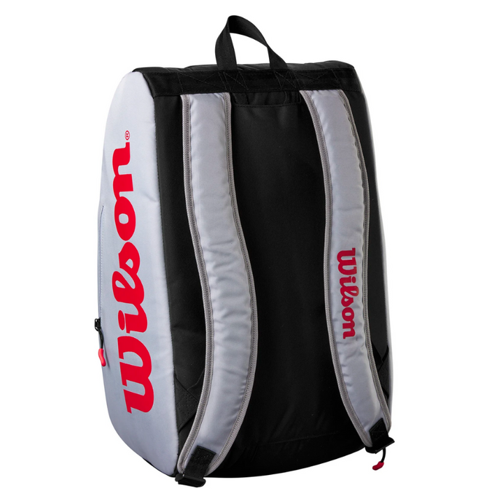 Wilson Super Tour Pickleball Bag - GrayBlack/Red