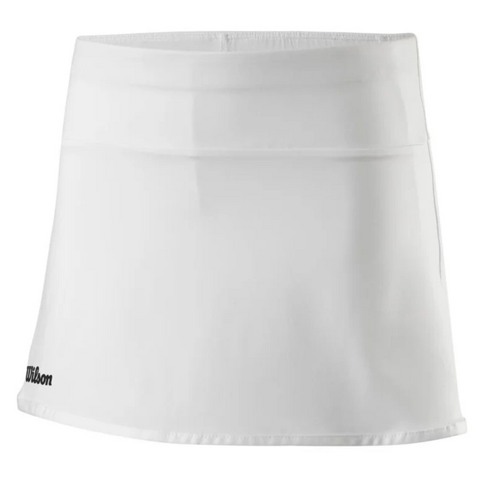 Wilson Team II 11" Girls Tennis Skirt- White