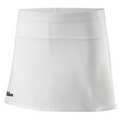 Wilson Team II 11" Girls Tennis Skirt- White