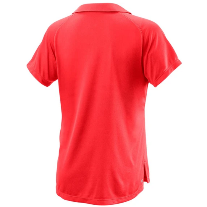 Wilson Team II Women Tennis Polo Shirt - Fiery Coral