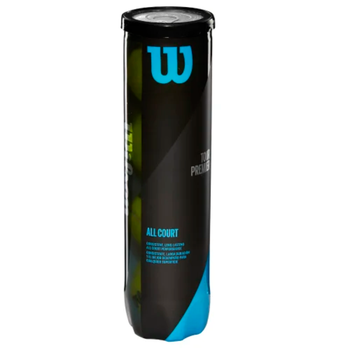 Wilson Tour Premier All Court 4 Tennis Ball Can