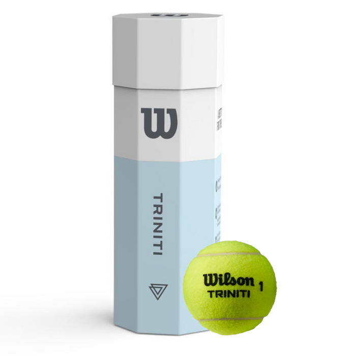 Wilson Triniti Tennis Ball Carton - 18 x 4-Ball Cans / 72 Balls