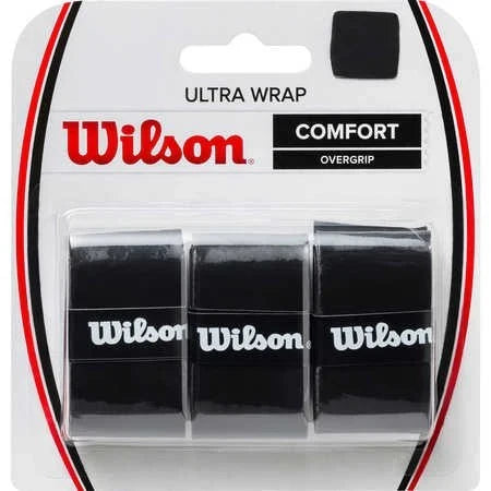 Wilson Ultra Wrap  Overgrip 3 Pack - Black
