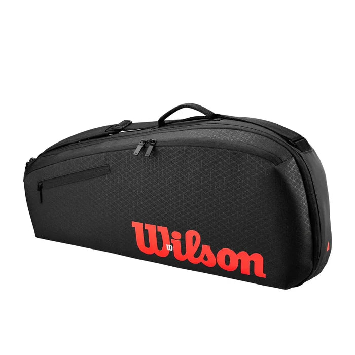 Wilson V3 3 Racquet Tennis Bag - Black/Infrared