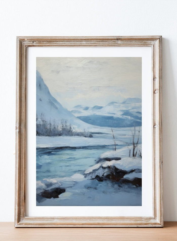 "Winter Landscape" Art Print_Sugar & Canvas_Sugar & Canvas