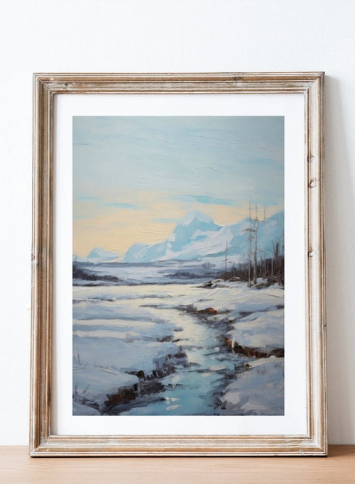 "Winter Landscape II" Art Print_Sugar & Canvas_Sugar & Canvas
