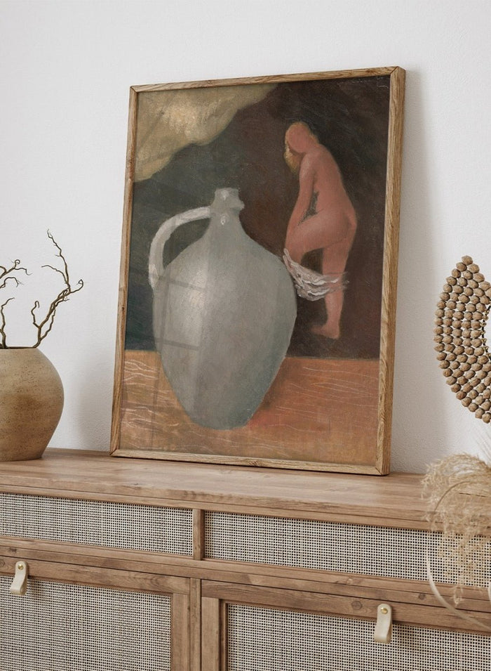 “Woman with Jar” Art Print_Sugar & Canvas