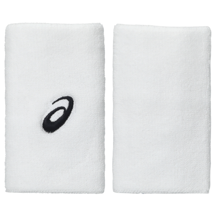 Asics Wrist Band Pair Long - Brilliant White