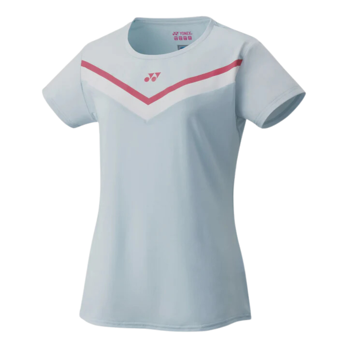 Yonex 2021 Crew Neck Women Tennis Shirt - Crystal Blue