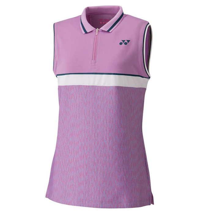 Yonex 2021 Sleeveless Womens Tennis Polo Shirt - Lavender