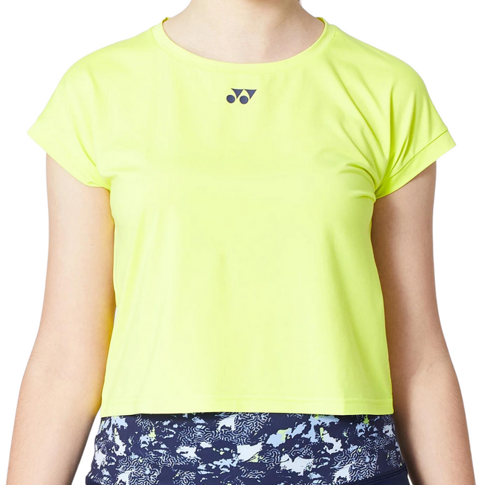 Yonex 2022 AO Crew Neck Womens Tennis Shirt - Fresh Lime